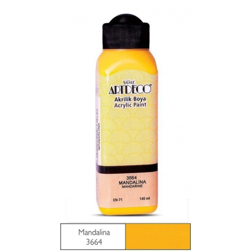 ARTDECO AKRİLİK BOYA 140ML MANDALİNA 3664